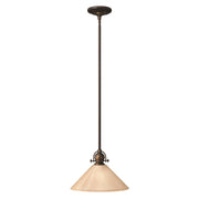Lampada a sospensione Mayflower bronzo antico Ø35,6 Hinkley