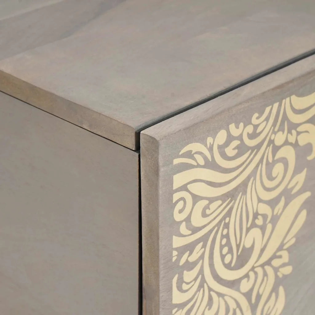 vidaXL Tavolino da salotto Grigio 80 x 50 x 40 cm