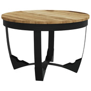 Tavolino di Servizio in Legno Massello Grezzo di Mango 60x40 cm cod mxl 16599