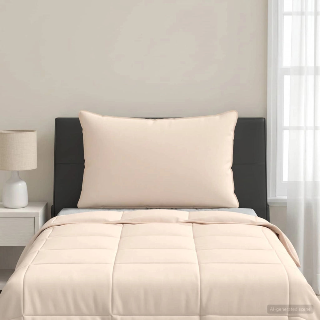 Cuscino 40 x 60 cm Tutte le stagioni Fibra di Kapok Beige 42042040