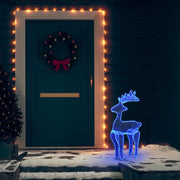 Decorazione Natalizia Renna in Rete con 306 LED 60x24x89 cm 329824