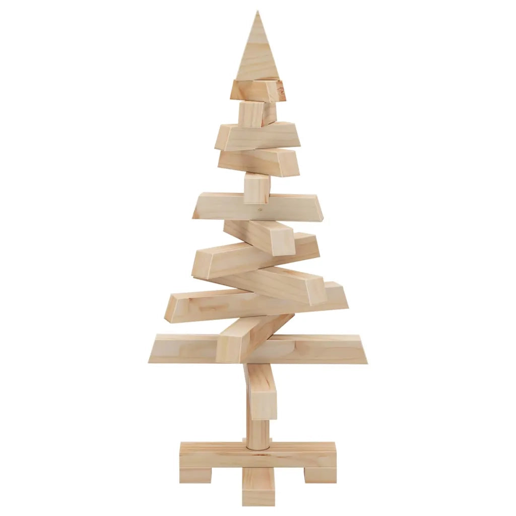 Alberi di Natale Naturale 60 cm Legno di pino massello 42016703