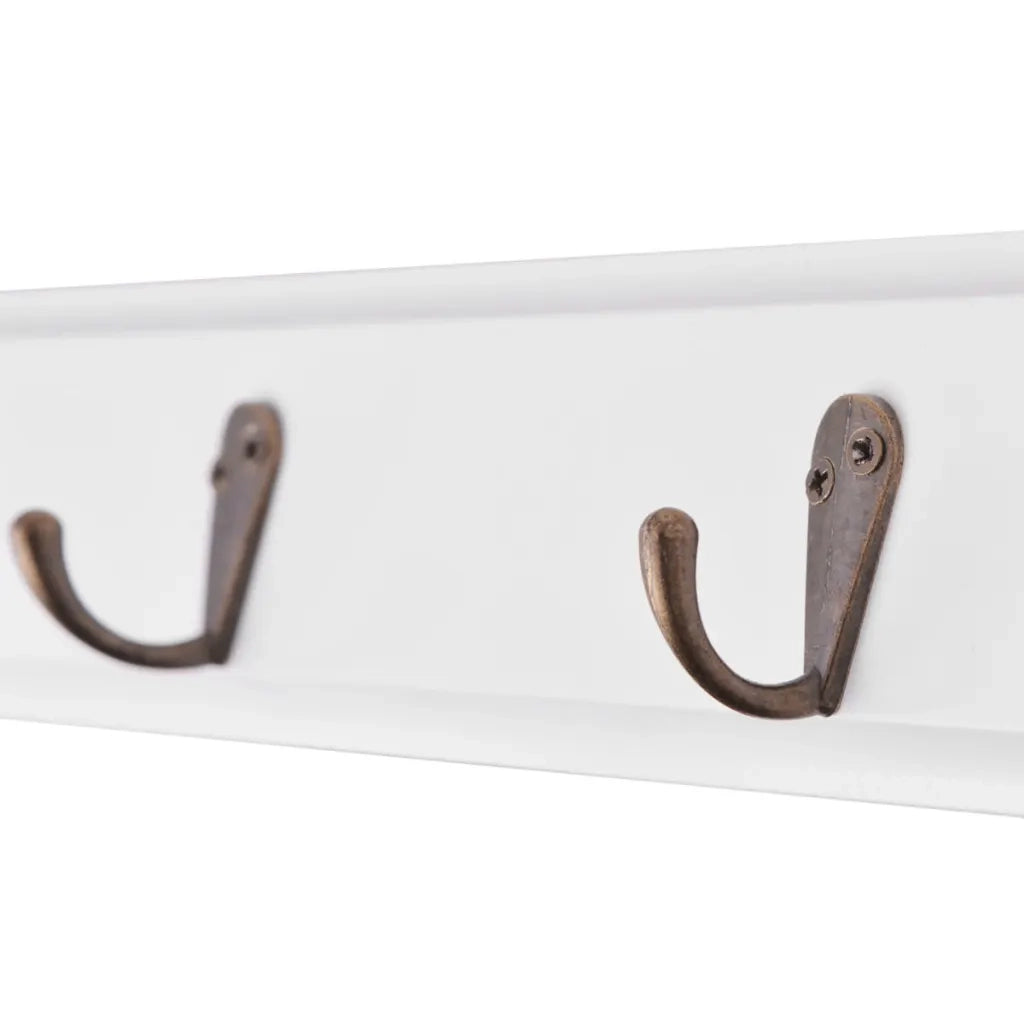 Appendiabiti in MDF bianco in stile barocco CFW8743133