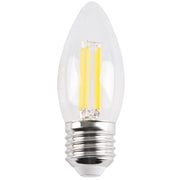 Lampadina LED Filament C37 E27 4,5W 4000K 550lm Clear Polux