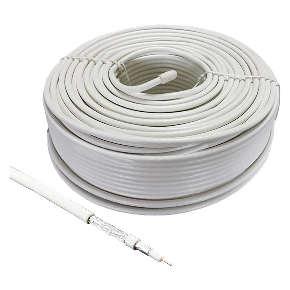 CAVO COASSIALE TV/SAT ÃE 6,2 mm ± 0,15 mm x 100 mt - 28014  - ELECTRALINE