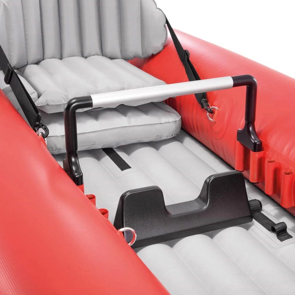 Intex 68309 Canoa Excursion Pro 2 Set Gonfiabile con Pompa e Remi 384x94x46 cm