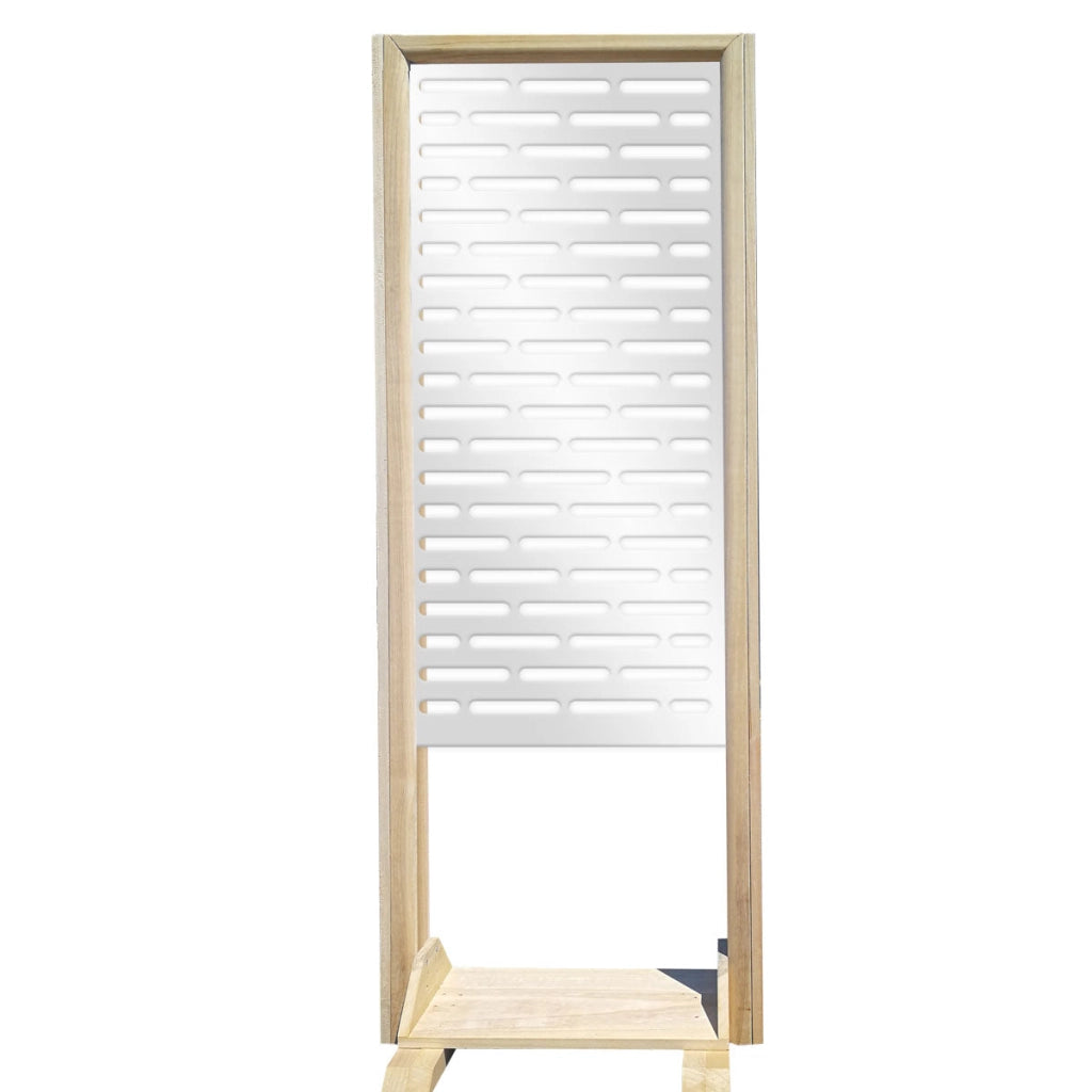 HOTDOG - Separè - Paravento modulabile - 70x190cm - in Legno e PVC Colore: bianco