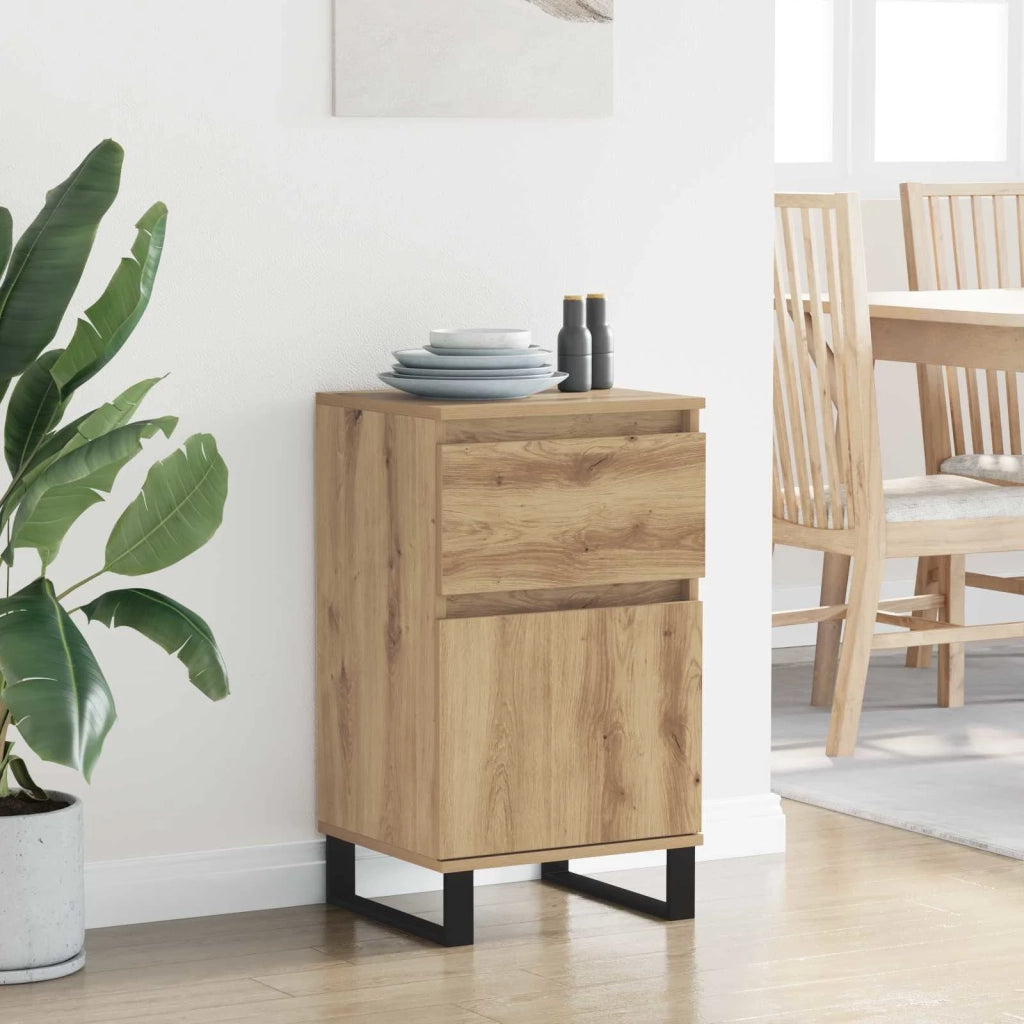 Credenza | Madia | Buffet da pranzo | Armadio da pranzo rovere artigianale 35 x 40 x 70 cm Legno multistrato