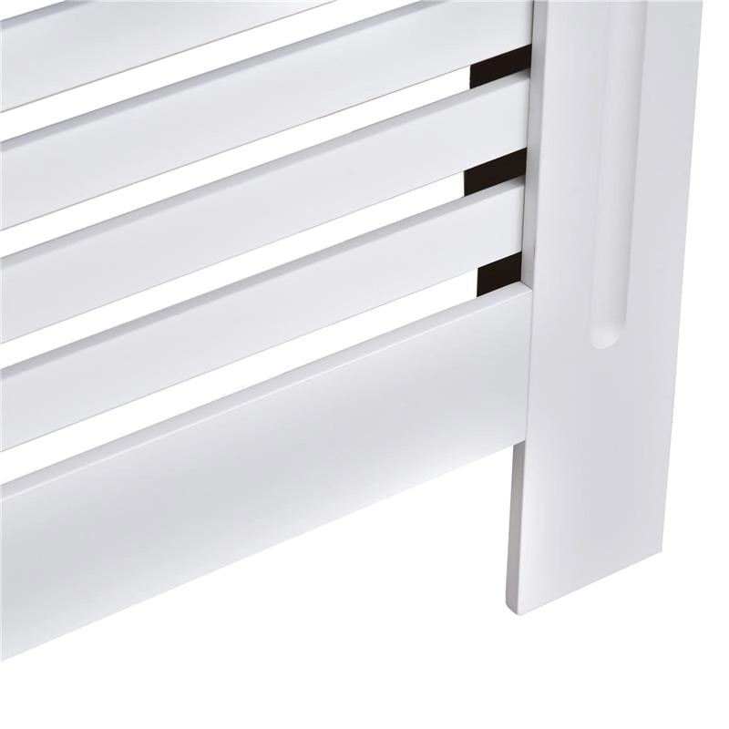 COPRITERMOSIFONE CON STRUTTURA A DOGHE 112 X 19 X 81 CM IN LEGNO BIANCO