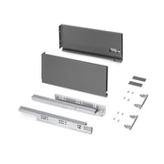 Cassetto esterno Protone 30kg, guide di estrazione totale con una chiusura soft, altezza 178mm, profondità 450mm, Acc..