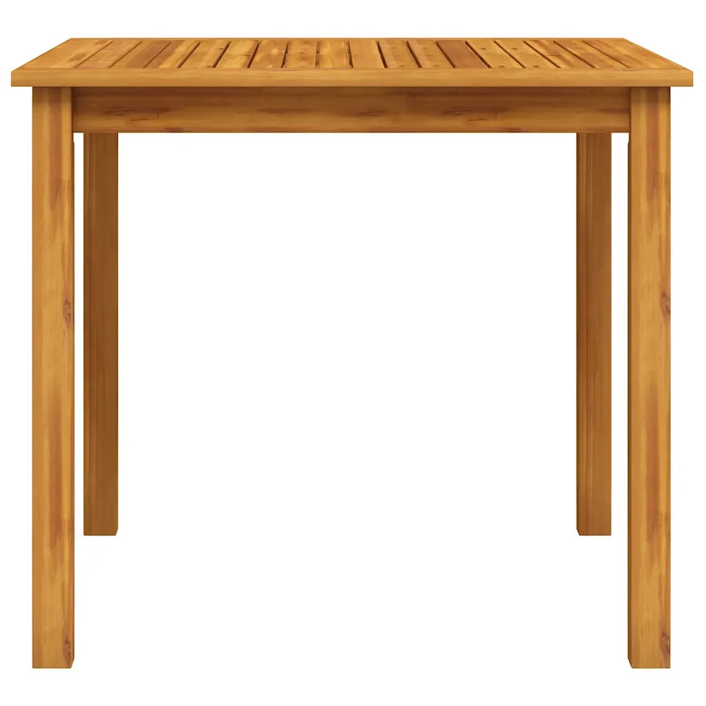 Tavolo da Giardino 85x85x74 cm in Legno Massello di Acacia
