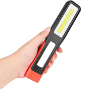 Trade Shop - Torcia Lavoro Cob A Led Lanterna Ricarica Usb Gancio Magnetica Auto Campeggio -