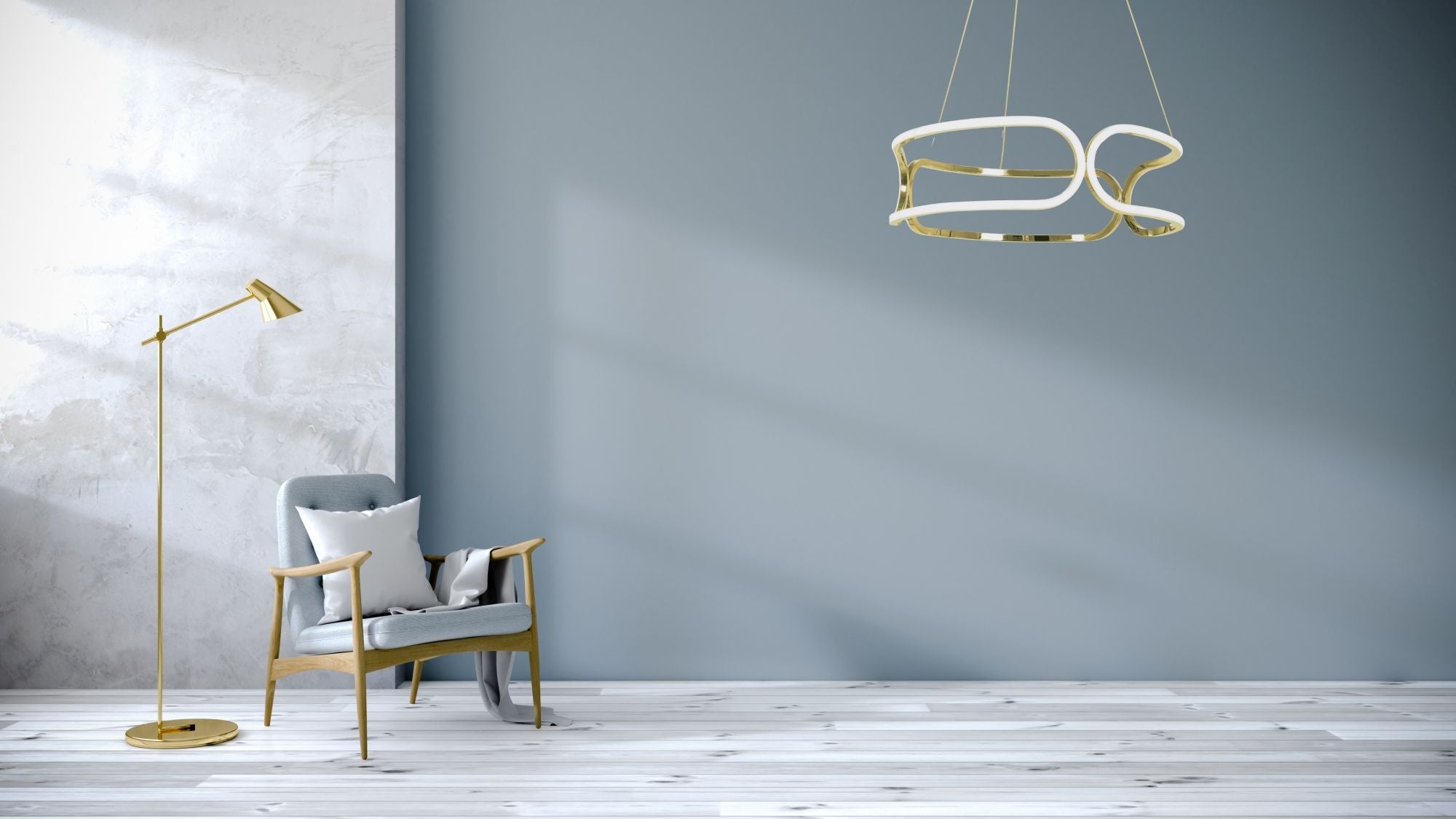 Lampada Da Soffitto Led App791-cp Trio Gold