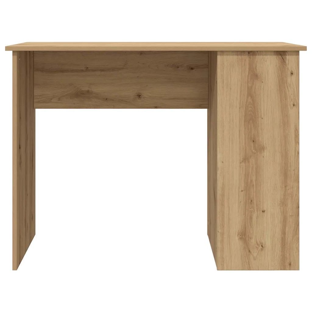 Scrivania Rovere Artigianale 100x55x75 cm in Legno Multistrato 855857