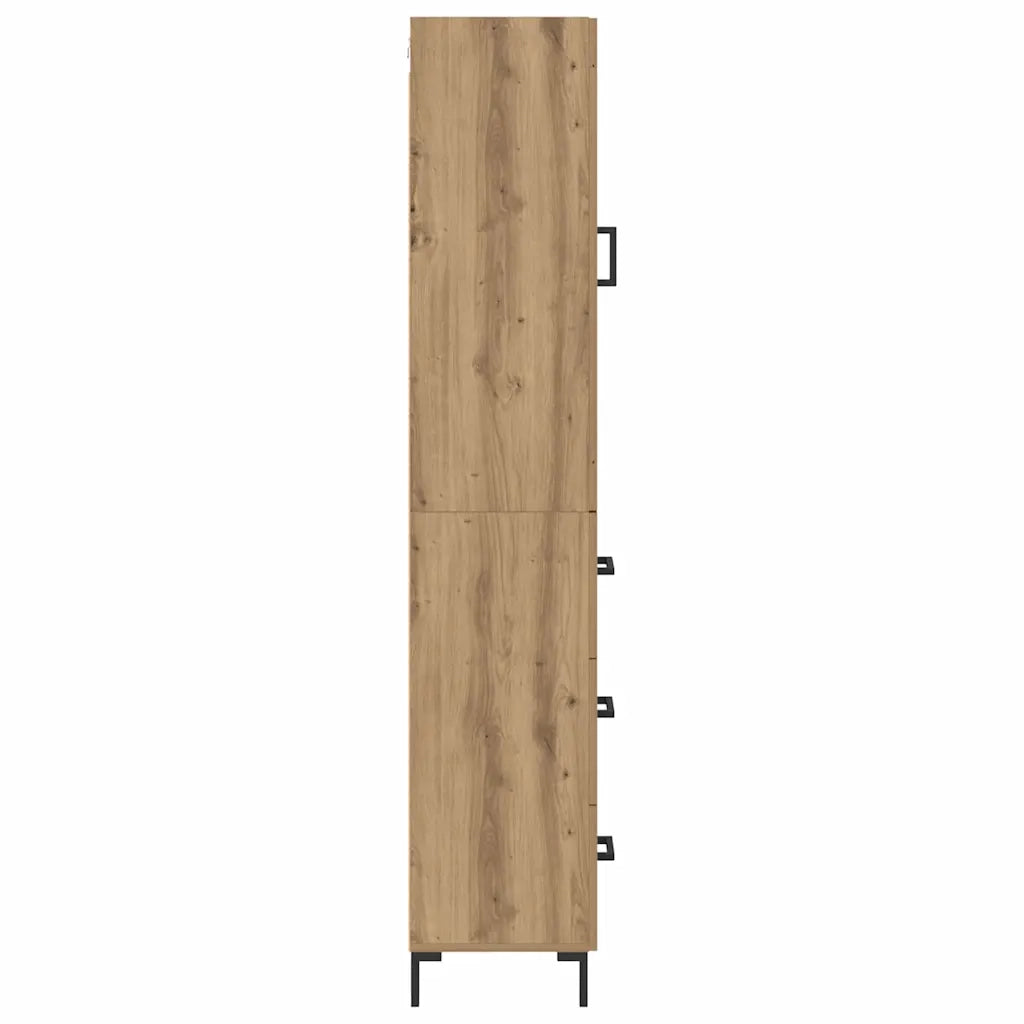 Credenza con cassetto Rovere artigianale 34,5 x 34 x 180 cm 3415834
