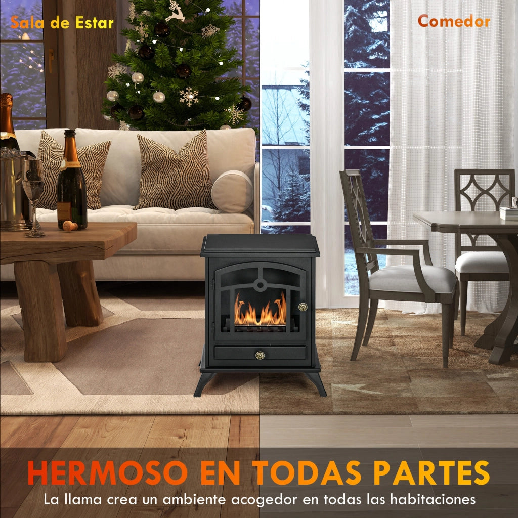 Stufa a bioetanolo ¨C zephmum ¨C Nero 45x28x54 cm