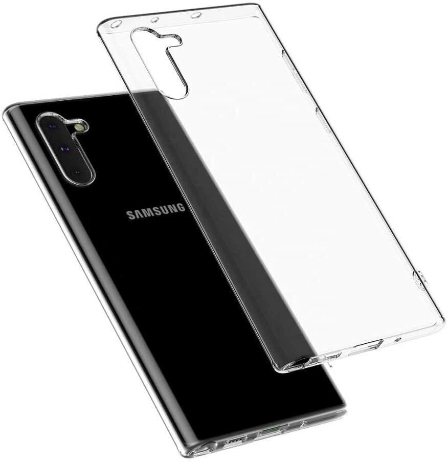 Cover Custodia per Samsung Galaxy Note 10 Trasparente in TPU Slim Antiscivolo