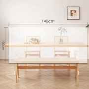Tavolo in vetro trasparente - tovaglia di alta qualità facile da pulire e lavabile 100 x 140 cm.