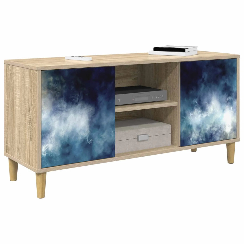 Mobile TV RAALTE 102 x 33 x 50 cm Sonoma Legno ingegnerizzato 8007032