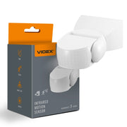 Sensore movimento crepuscolare PIR bianco IP65 Videx