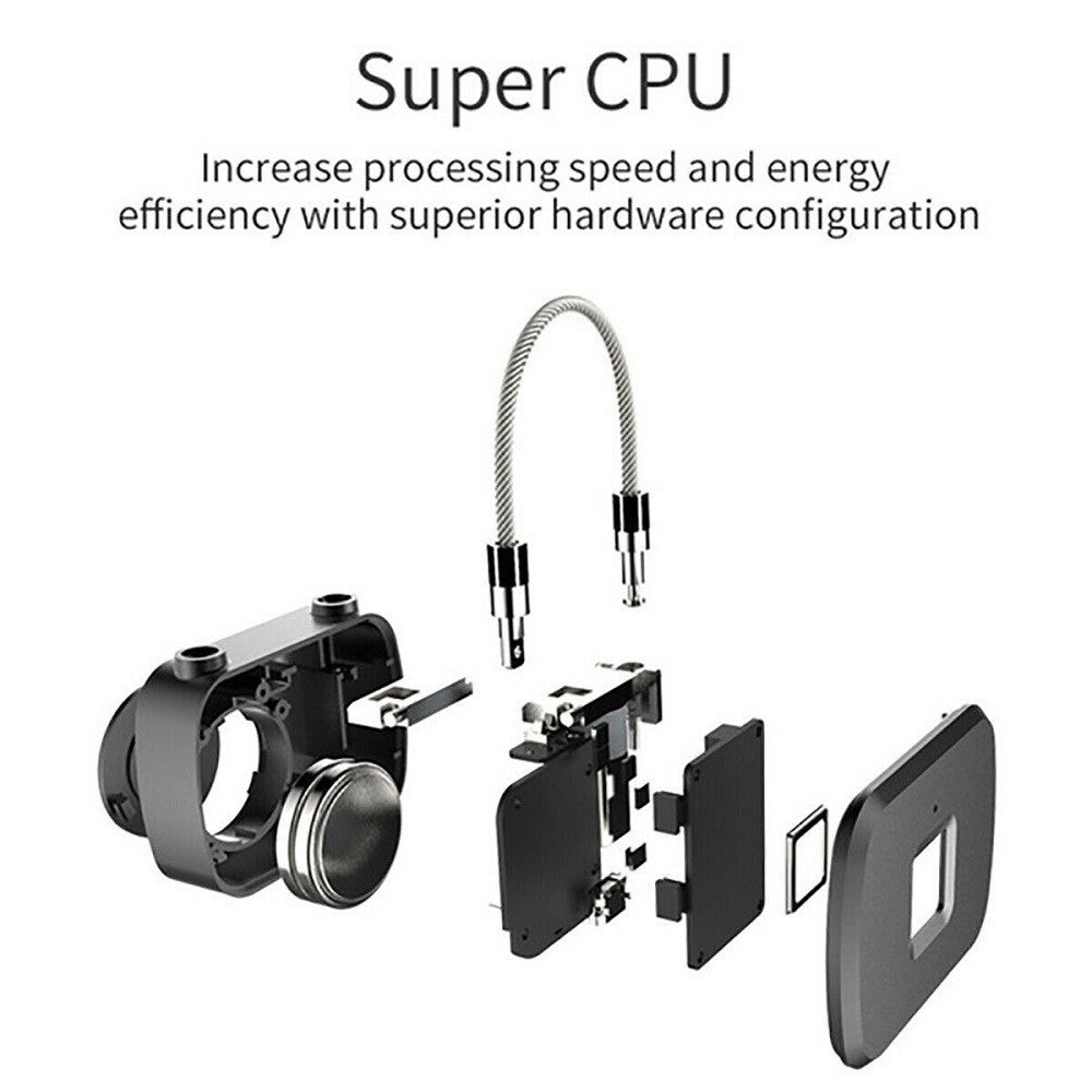 Trade Shop - Lucchetto Serratura Smart Impronta Digitale Telecomando Senza Chiave App Q-p63 -
