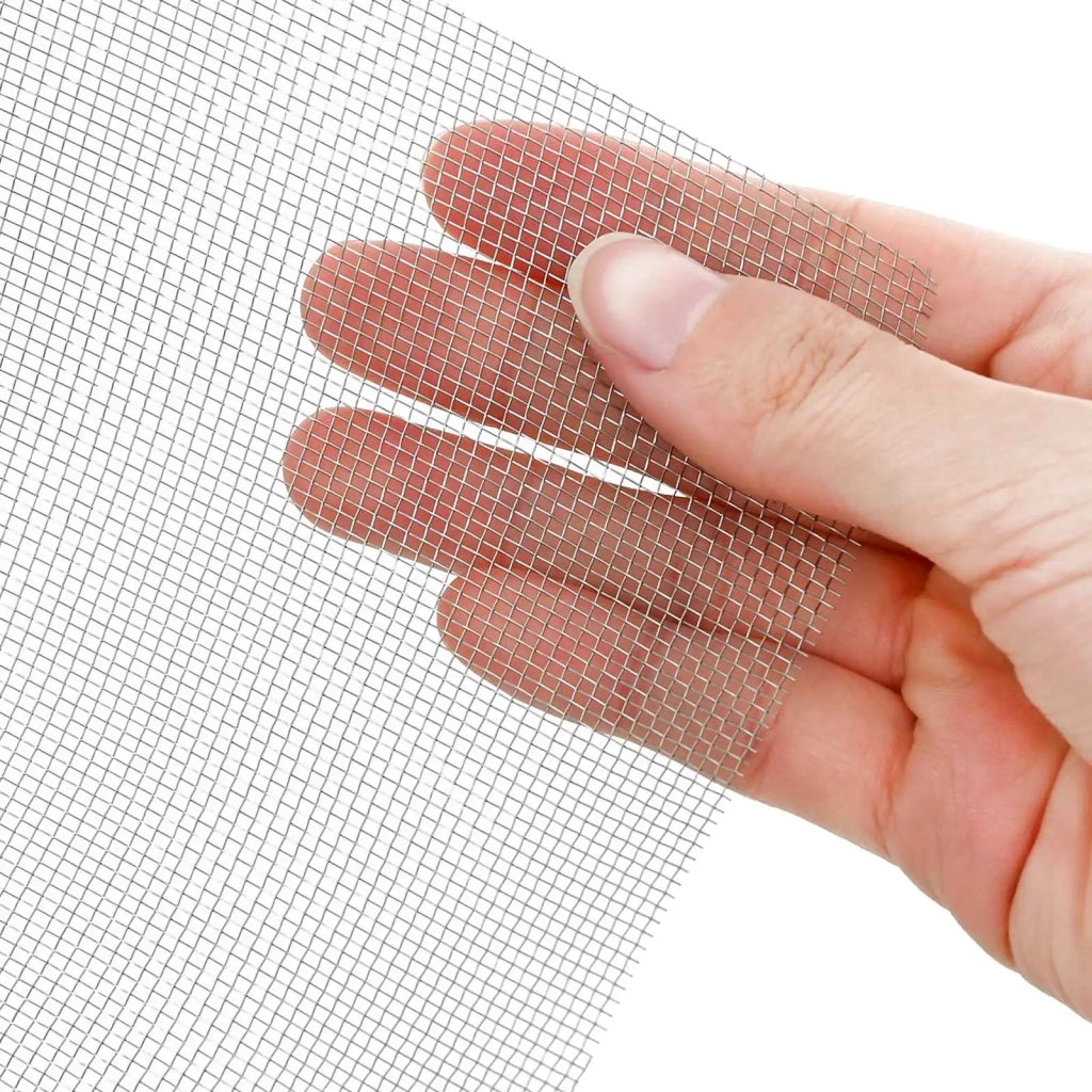 Rete per schermatura 120 x 2000 cm 18 Mesh Argento 42039625