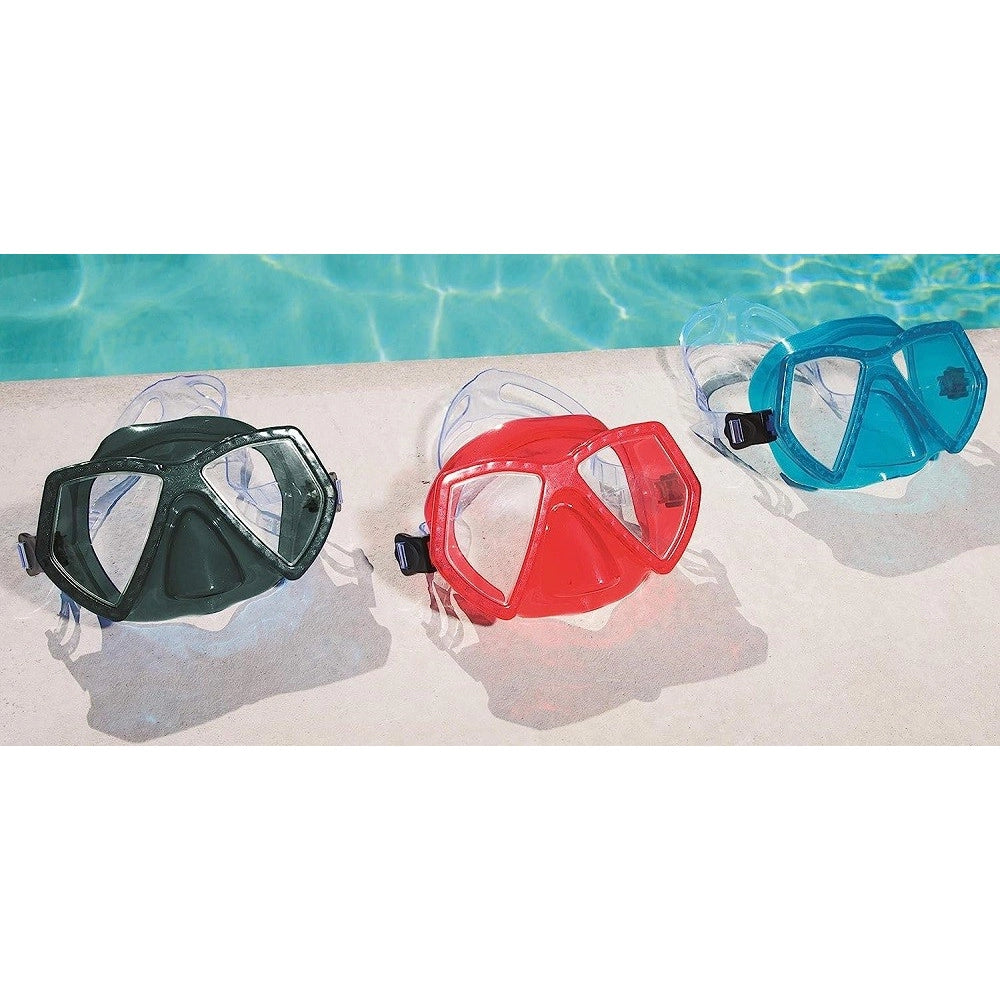Trade Shop - Maschera Subacquea Bambini Essential Eversea 7-14 Anni 3 Colori Assortiti 22059 -