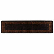 Runner in Moquette | Runner Tappeto MARSA Nero 100 x 450 cm Poliestere e PVC
