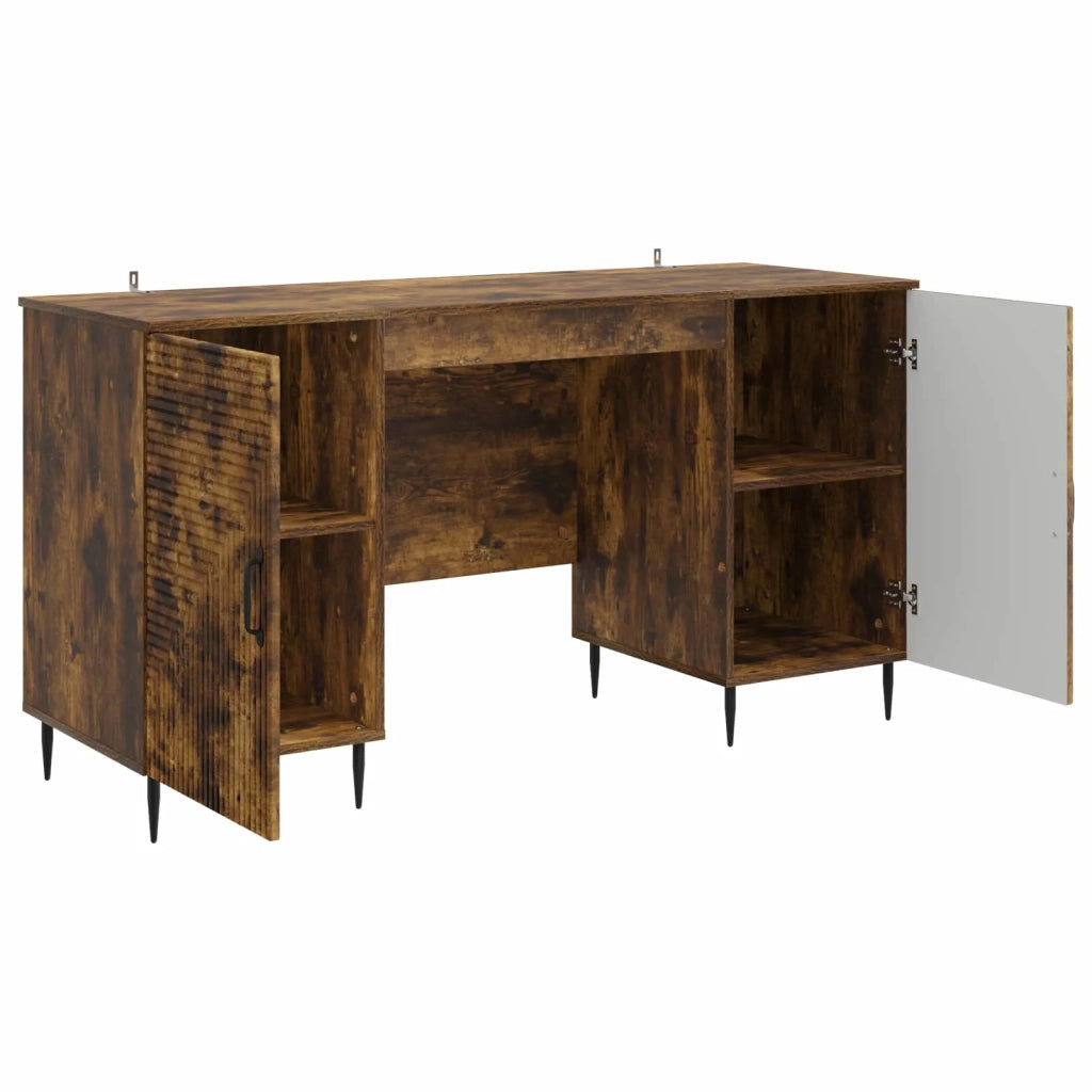 Scrivania Rovere Fumo 142,5 x 50 x 75 cm Legno ingegnerizzato 3414608