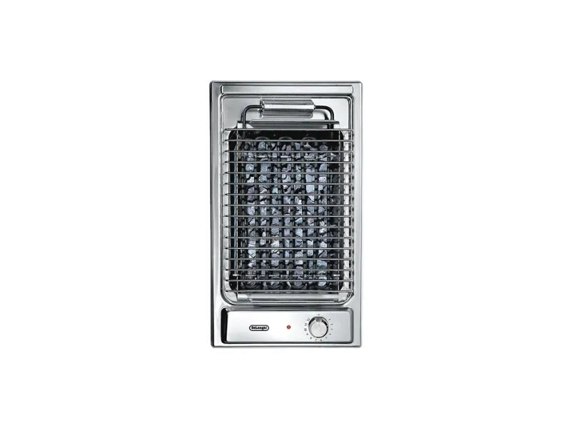 Piano barbecue elettrico BQI 13-2 DeLonghi 30 cm inox 2400 W
