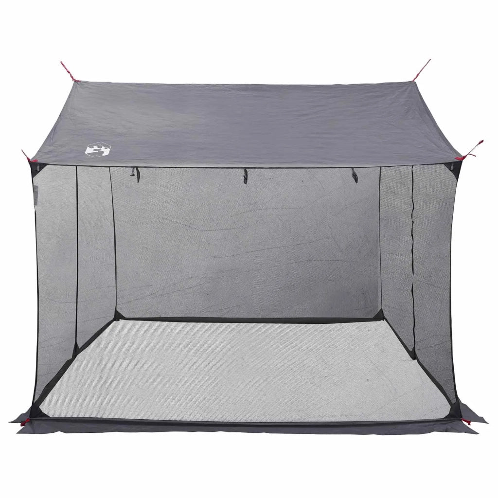 Telo da campeggio con pareti in rete Grigio e arancione 42028569