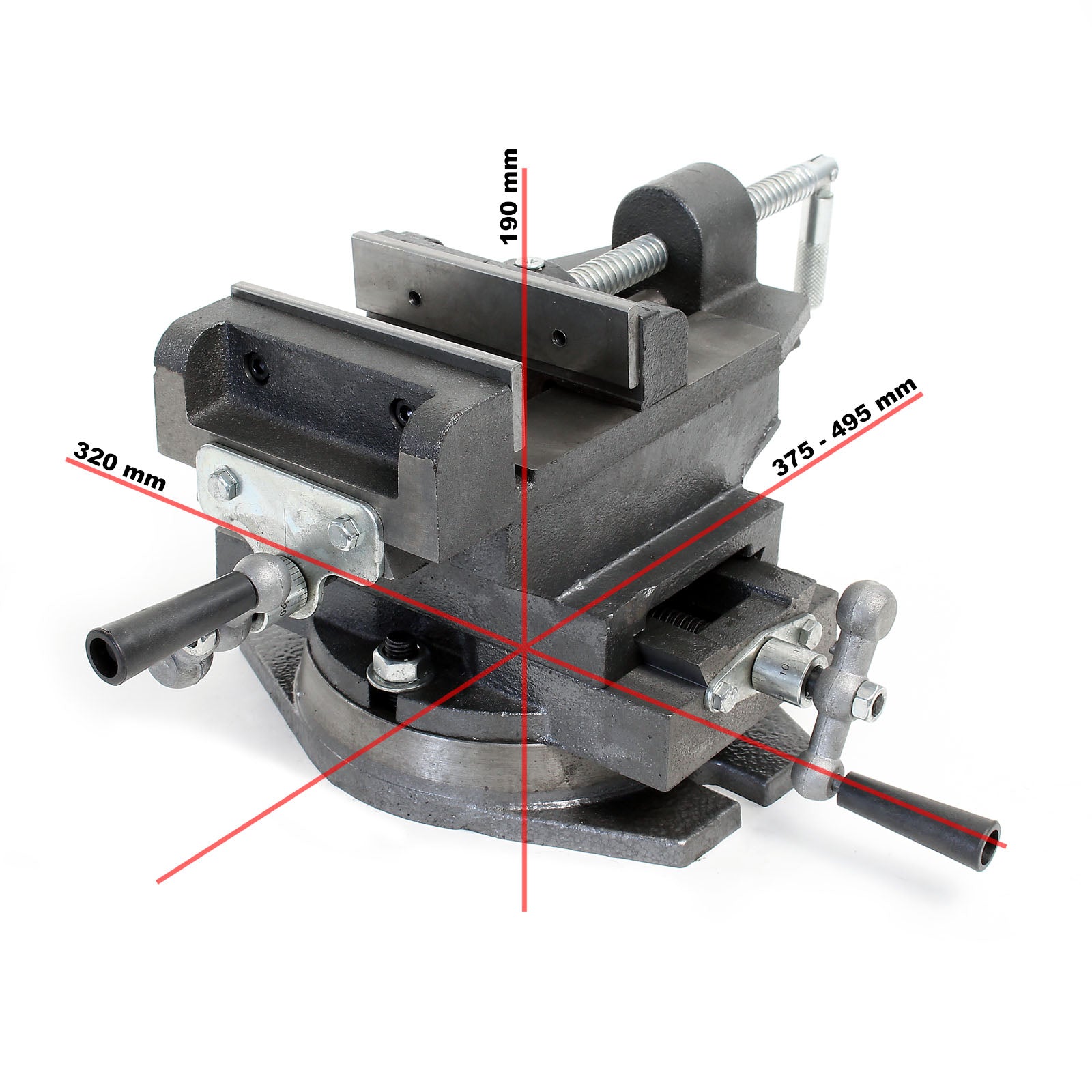 Morsa da banco per macchine con base girevole Morsa di serraggio da officina 125mm