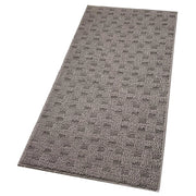 Tappeto Bagno Morbido Assorbente Antiscivolo 3D Intrecciato Scendiletto Lavabile 45x75 Cm Marrone