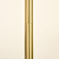 Lampada da Terra 35x35x165 cm E27 con 2 Paralumi a Sfera  Oro