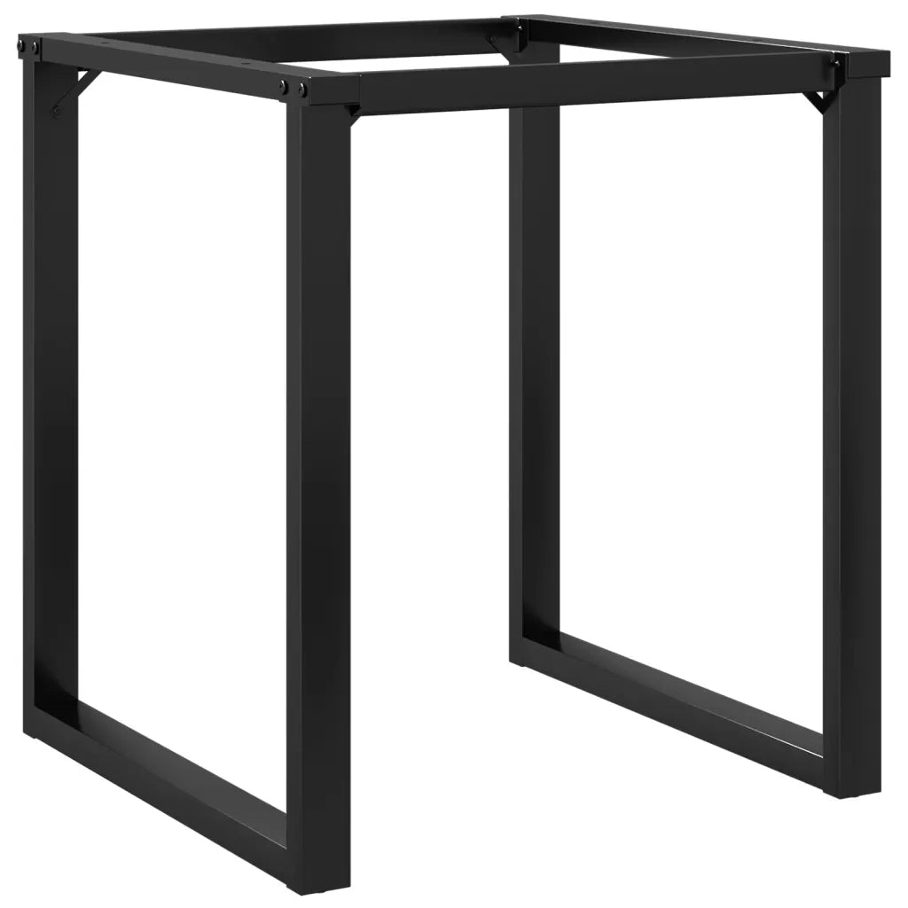Telaio Gambe a O per Tavolo da Pranzo 70x70x73 cm in Acciaio