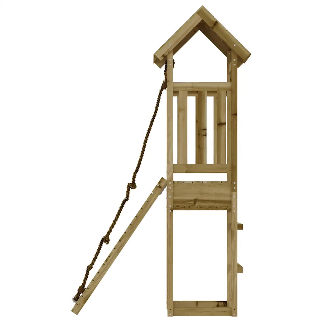 Casetta con Arrampicata in Legno di Pino Impregnato CFW3221278