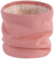 Nekmasker, sciarpa calda per collo invernale, mantello anti vento, cappuccio per sci con imbottitura di mesh soffice e morbida, 21*24cm, Rosa