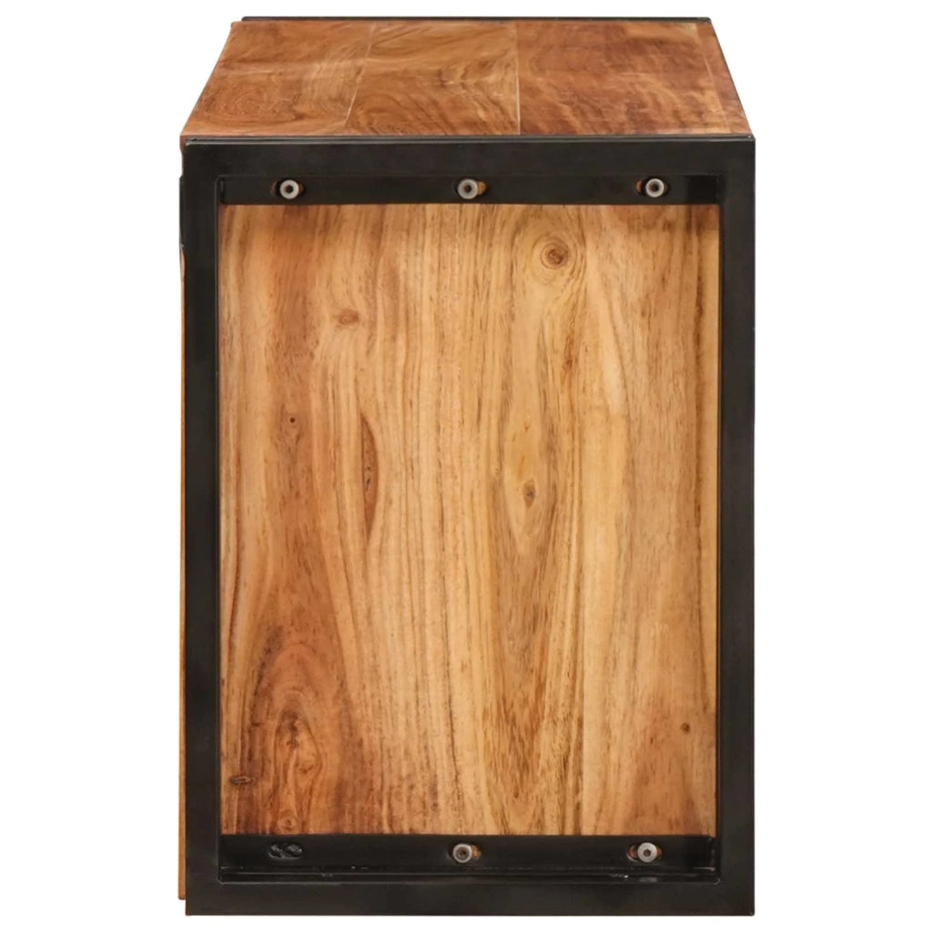 Portabottiglie 100 x 45 x 33 cm Legno di Acacia Massello