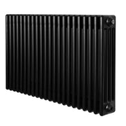 Radiatore Tradizionale 4 Colonne Orizzontale Riscaldamento Nero 600x1010 mm