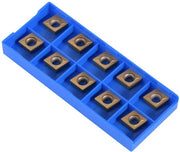 Insetti in carburo 10 pezzi - Insetti per tornio in metallo duro - Attrezzatura per taglio CNC - Accessori per stampante 3D - Taglierina - Inclusa scatola