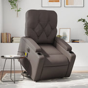 Poltrona Alzapersona Elettrica Reclinabile Marrone Similpelle 3204795