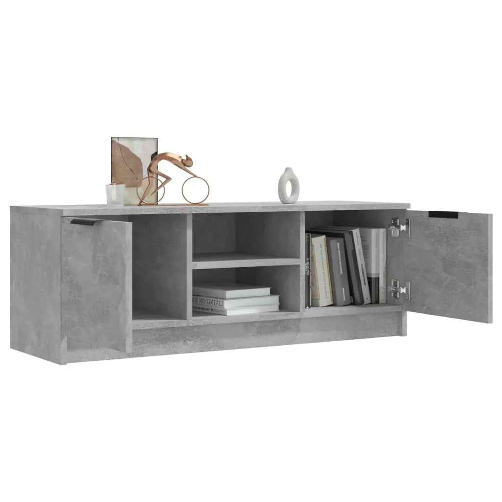 Mobile TV | Armadietto TV | Mobile Porta TV Grigio Cemento 102x35x36,5 cm Legno Multistrato