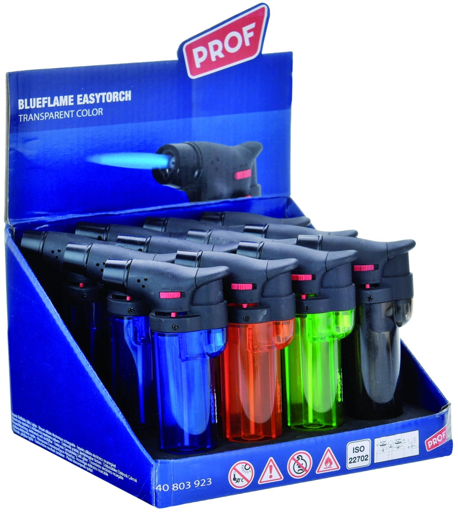 ACCENDINO TRASPARENT COLORS FIAMMA BLU Col. Trasparenti assortiti 12.00 pz