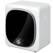 Mini Asciugatrice Portatile 48x40x56 cm Capienza 4 kg 5 Programmi 800W Carica Frontale Tamburo in Acciaio Inox Bianco