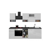 Composizione Cucina moderna 255X60-34X85-71cm - NAUTILUS