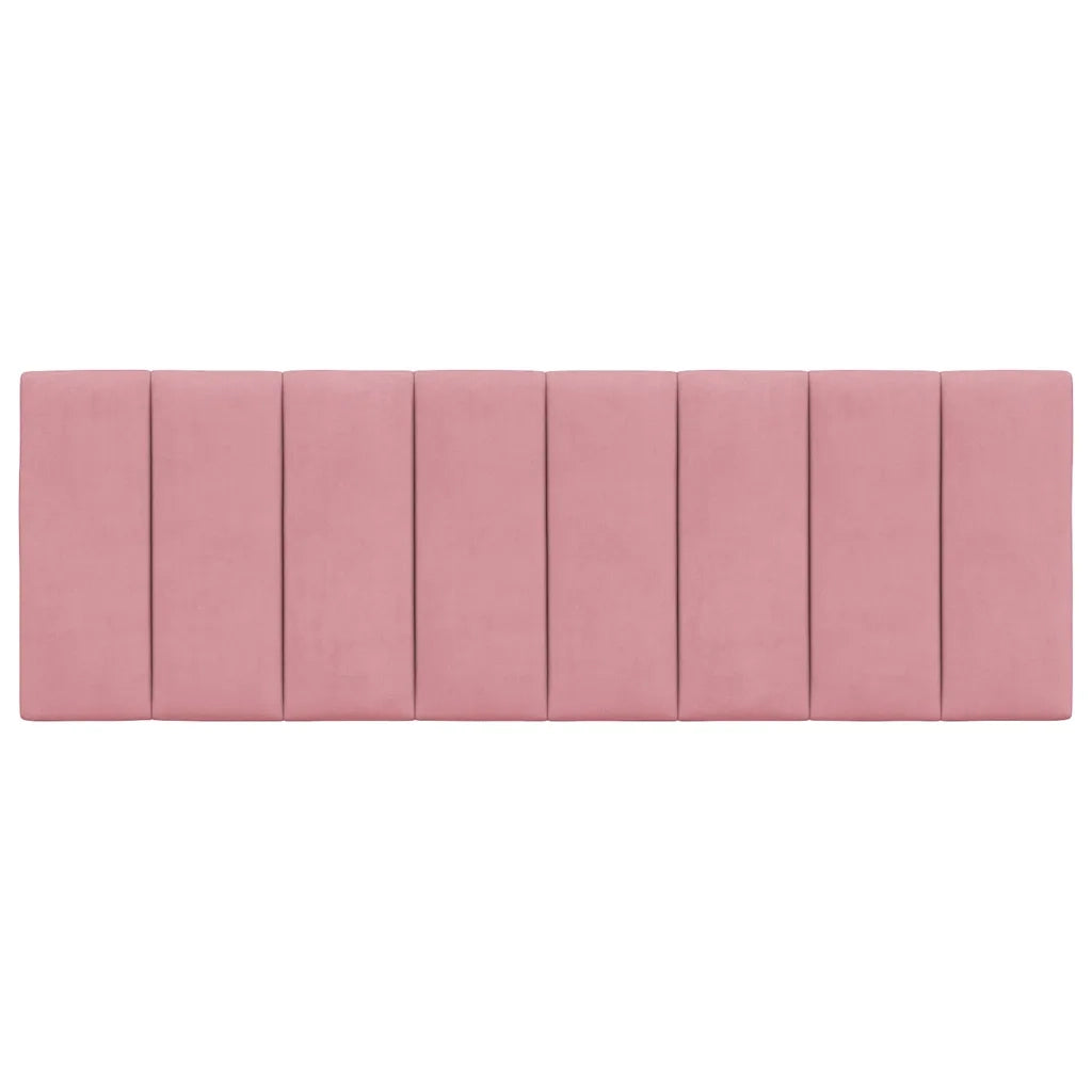 Cuscino Testiera Hanko Rosa 120 cm in Velluto CFW4114418
