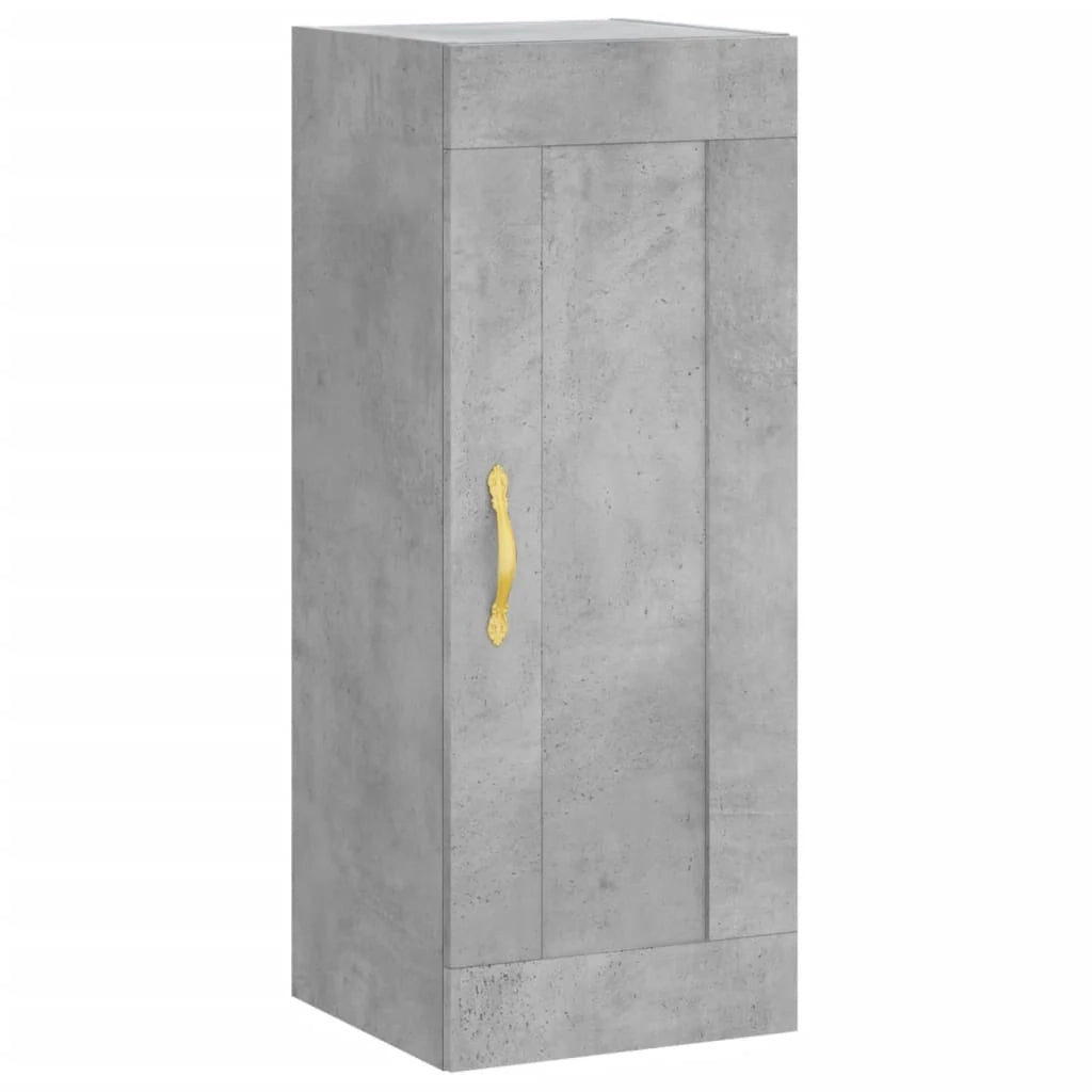 Credenza buffet cassettiera mobile contenitore organizer cucina soggiorno soggiorno alto 34,5 x 34 x 180 cm derivati ​​del legno grigio 02_0034424