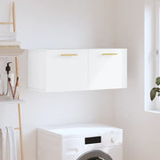 Mobile a Parete Bianco 80x36,5x35 cm in Legno Multistratocod mxl 127580