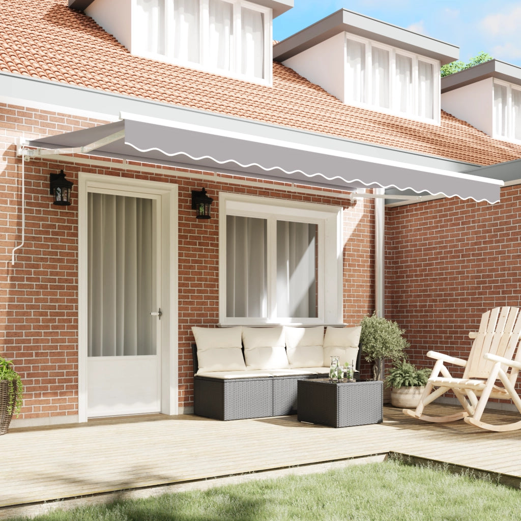 Tessuto di ricambio per tenda per telaio 4x2 m grigio chiaro