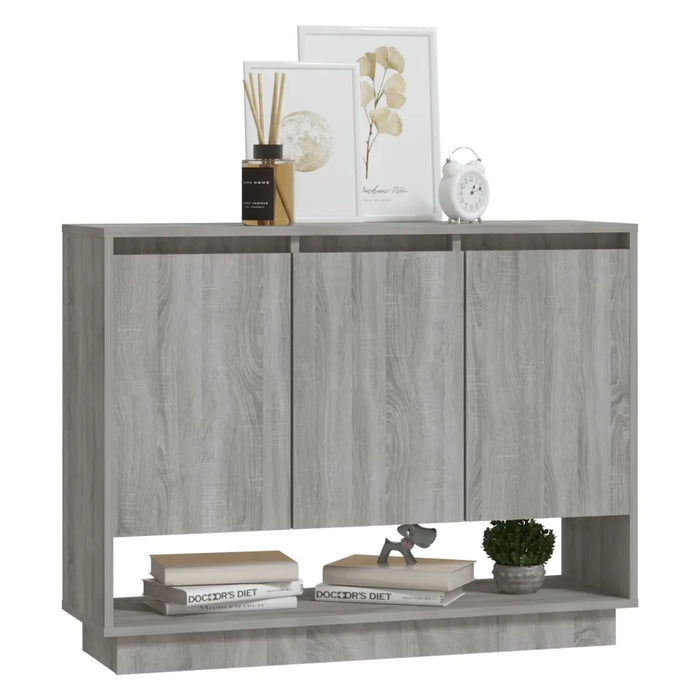 Credenza Grigio Sonoma 97x31x75 cm in Truciolato cod mxl 22688